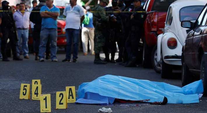 Van 15.973 asesinatos en el primer semestre.