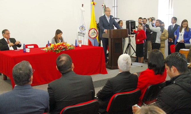 En su visita a la capital de Boyacá, donde lideró una Audiencia Ciudadana de Lucha contra la Corrupción, el jefe del Ministerio Público advirtió que una reforma a la justicia exige de la participación ciudadana.