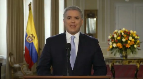 Iván Duque, presidente de Colombia. 