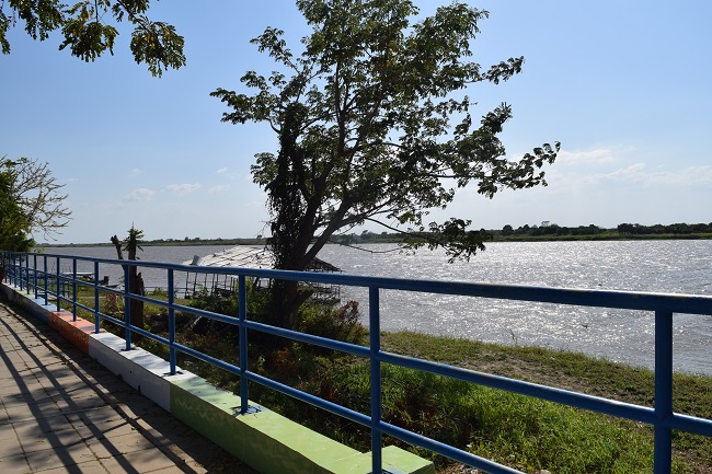 El imponente río Magdalena que bordea al municipio.