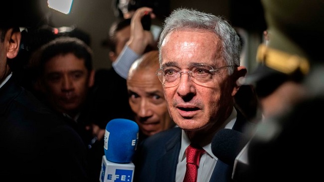 Álvaro Uribe Vélez. Foto: EFE.