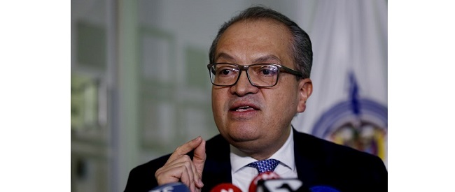 En la imagen un registro del procurador general de Colombia, Fernando Carrillo. EFE.
