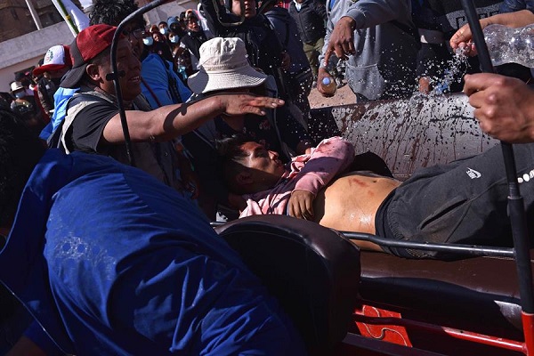 La cifra de fallecidos en los enfrentamientos entre manifestantes y fuerzas de seguridad en la ciudad peruana de Juliaca se elevó a 12
