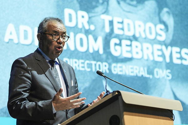 Tedros Adhanom Ghebreyesus, director general de la Organización Mundial de la Salud.