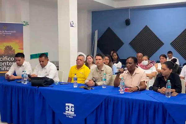 Empresarios de Colombia en el lanzamiento de la Mesa Subregional de Obras por Impuestos.