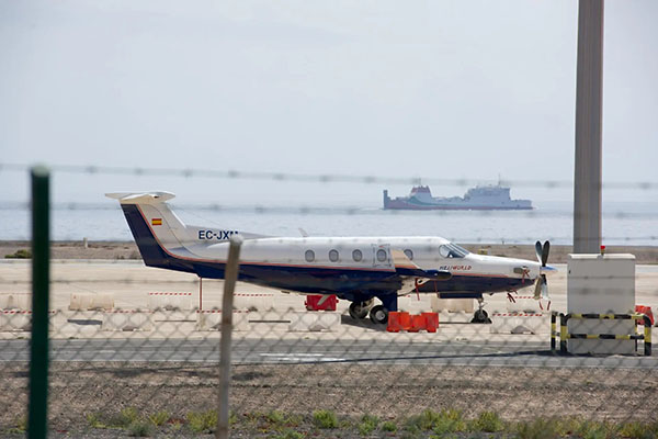Fotografía de aviones como referencia. Foto EFE