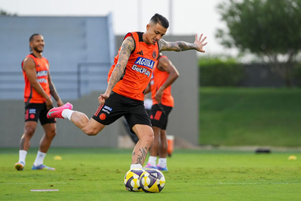 Los dirigidos por Néstor Lorenzo culminaron su preparación de cara al partido de esta tarde frente a los ‘Incas’. Foto Federación Colombiana de Fútbol 