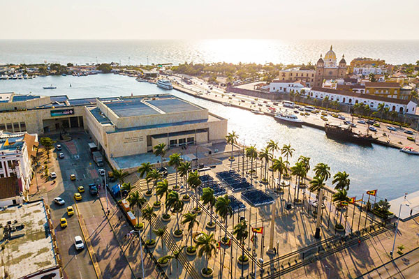 Centro de Convenciones Cartagena de Indias, construido con el propósito de realizar eventos de alto nivel.
