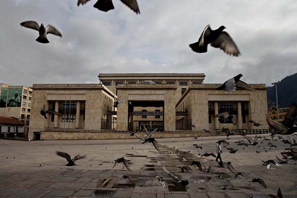 Fotografía de archivo del Palacio de Justicia, sede de la Corte Constitucional de Colombia, en Bogotá. EFE/Leonardo Muñoz