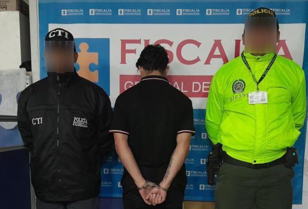 La Fiscalía le imputó el delito de acto sexual con menor de 14 años. Foto Fiscalía