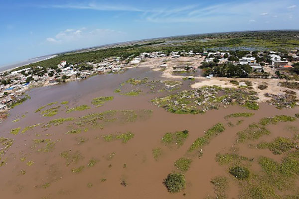 Sectores priorizados para los estudios de drenaje y mitigación del riesgo de inundaciones en Riohacha. Foto La Guajira Hoy 