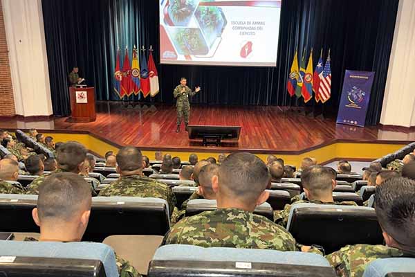 Por lo menos 240 alumnos hicieron parte de este importante escenario académico. Foto Ejército Nacional