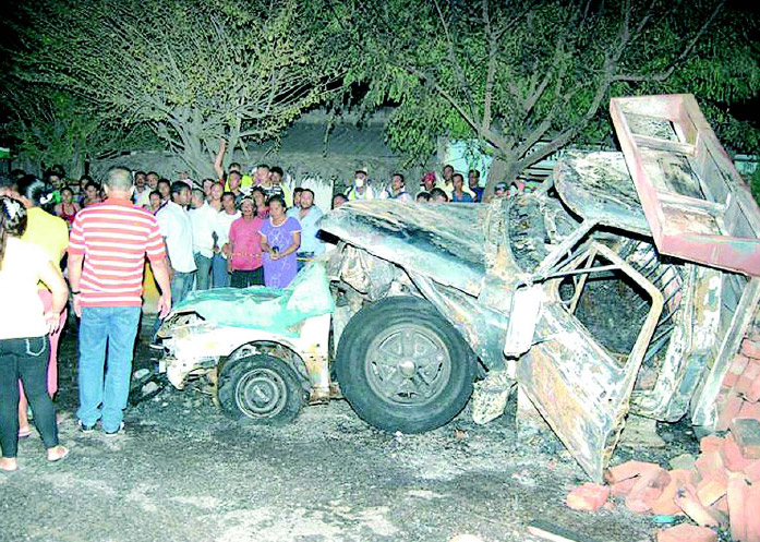 Fotografía del accidente