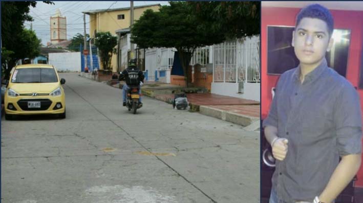 En esta calle ocurrieron los hechos en los que perdió la vida Abel López Monroy.