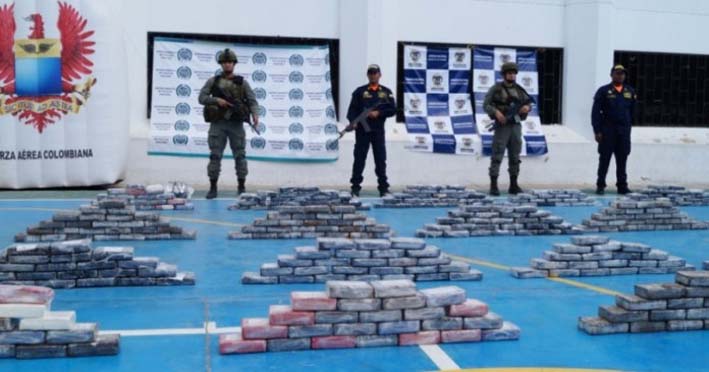 521 kilos fueron decomisados por las autoridades locales