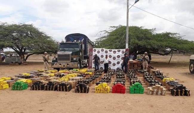 El cargamento incautado venía procedente de la región fronteriza con ecuador, más exactamente de Ipiales, Nariño, con destino a Maicao.