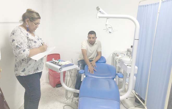 La diligencia se llevó a cabo por la deuda que tiene la entidad de salud con Electricaribe.