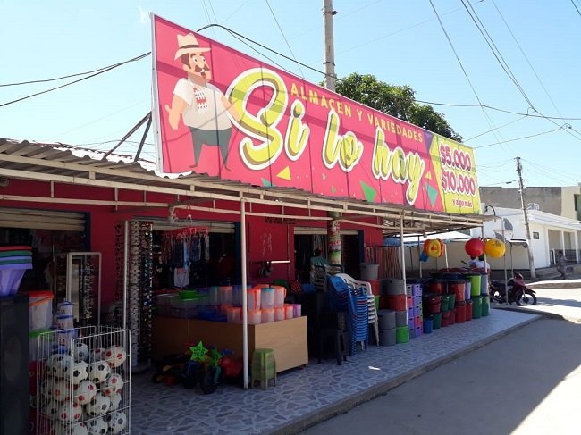 Este es el almacén donde dos jóvenes fueron sorprendidas robando mercancía.