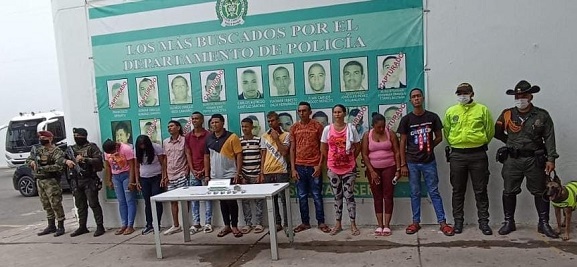 La banda delincuencial que se encargaría de varios delitos en el Departamento de La Guajira