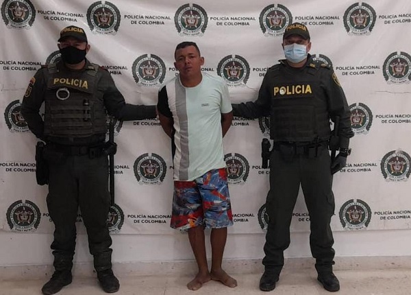 Miguel Ángel Madera Barones capturado por violencia a su compañera sentimental.