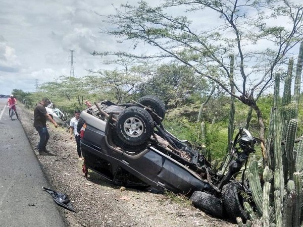 Así quedaron los automotores después del accidente