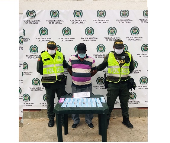 *El presunto estafador capturado por las autoridades por las múltiples denuncias de rifas ilegales.