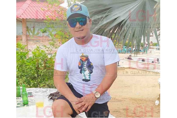 Jhonatan Alexander Cañizales Viloria, quien falleció en la madrugada de este domingo, en Riohacha.