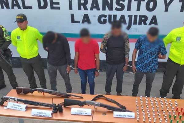 Los implicados fueron dejados a disposición de la Fiscalía General de la Nación Seccional Magdalena.