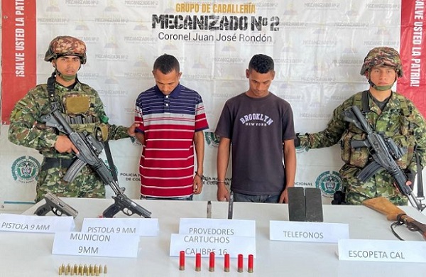 Tras su captura, los dos hombres fueron puestos a disposición de la Fiscalía