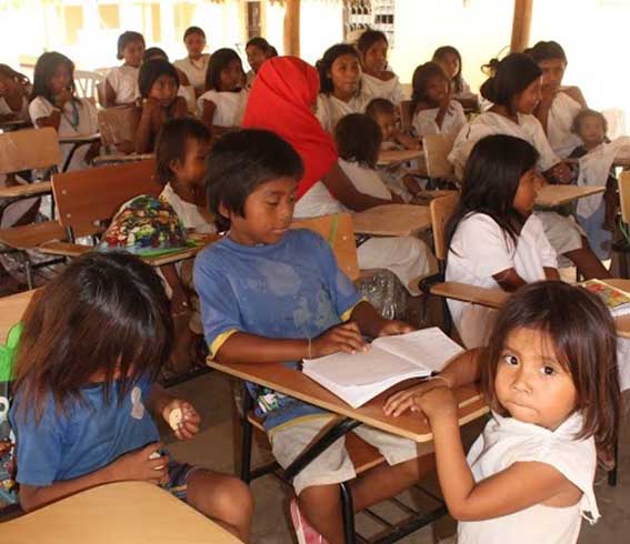 Cincuenta y tres menores pertenecientes a esta etnia, continuarán sus actividades académicas en Riohacha.