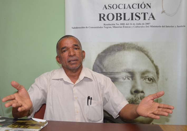 Javier Gómez Redondo, representante de la Asociación Roblista.