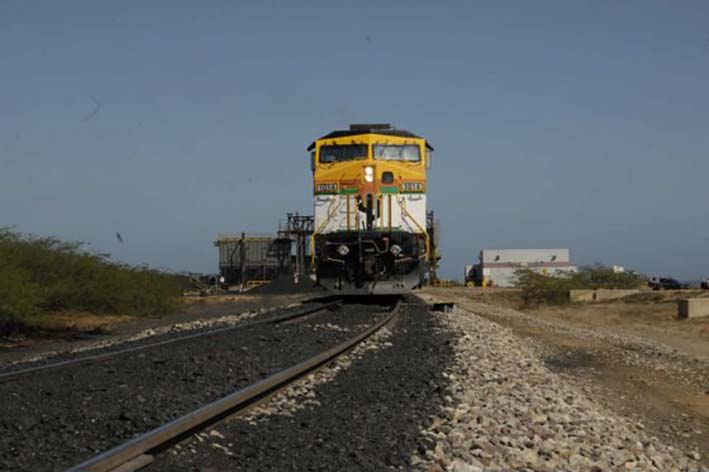 Un tren como este fue el que arrolló al Wayúu.