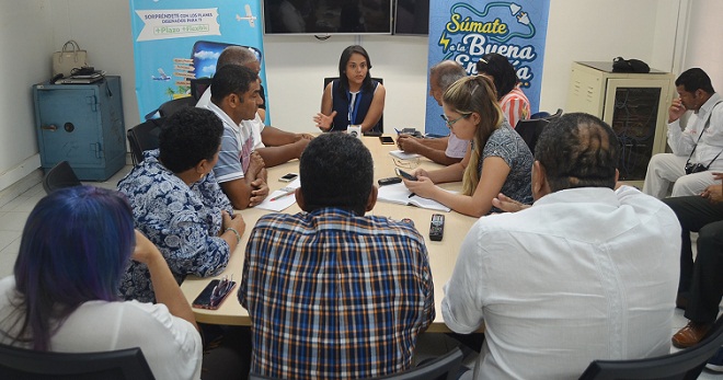 LA rueda de prensa DE la gerente de ElectricaribE.