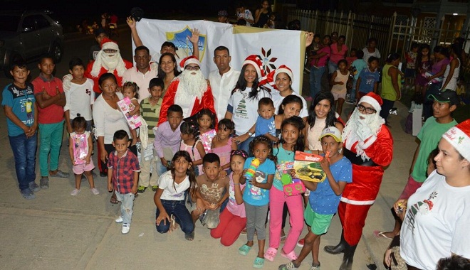 La entrega de regalos.