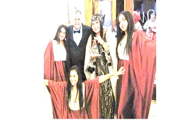 Las representantes de la Guajira, lucieron, como en cada presentación, sus mantas Wayúu y maquillaje autóctono.