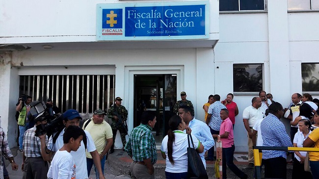 Sede en Riohacha de la Fiscalía General de la Nación.