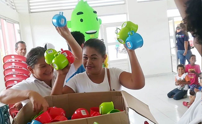 La entrega del comedor infantil se llevó a cabo en el barrio Lomas de los Trupíos de Riohacha.