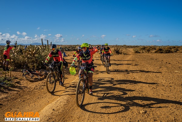 Desde distintos puntos, deportistas albergaron La Guajira para recorrer sus tierras. 