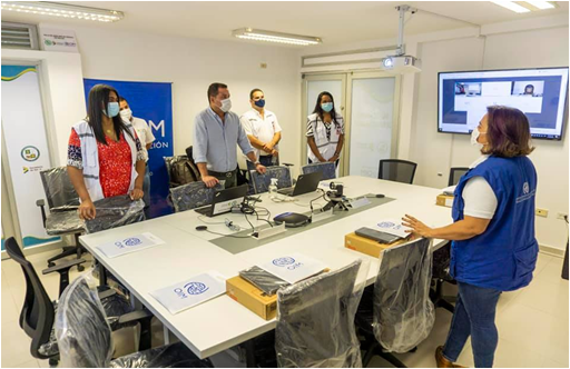 La Sala de Riesgos está ubicada en Riohacha, en las instalaciones de la secretaría  Departamental de Salud.