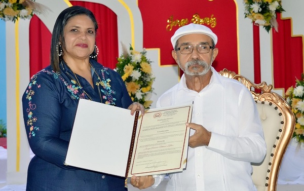 Aspecto de la primera promoción que saca la institución etnoeducativa, Integral Rural Puay de la Alta Guajira localizada en zona rural del municipio de Uribia.