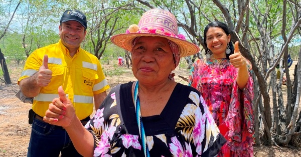 Un nuevo puesto de salud del resguardo indígena de Provincial se construirá con el apoyo y acompañamiento de Cerrejón y eso generó alegría en la comunidad.