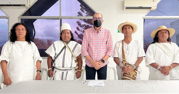 Buena sinergia hubo entre, comunidad Wiwa y directivos de CorpoGuajira 