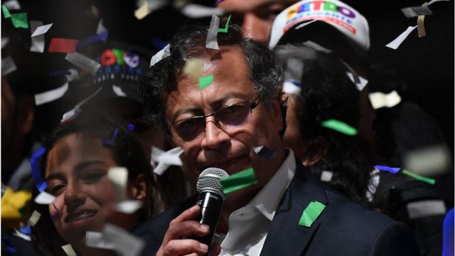 *Gustavo Petro el actual, presidente de Colombia elegido por gran parte de la Costa Caribe.