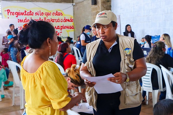   Muchos ciudadanos salieron satisfechos de la jornada de salud que se realizó en la comuna 10.