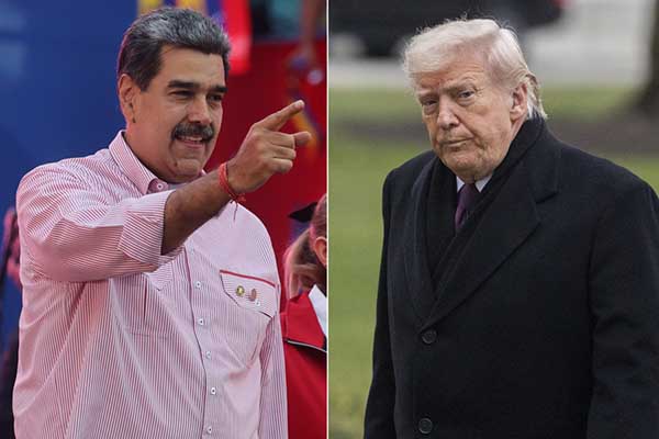 Nicolás Maduro, presidente de Venezuela y a Donald Trump, presidente de Estados Unidos. EFE/ Miguel Gutiérrez/ Shawn Thew /Archivo