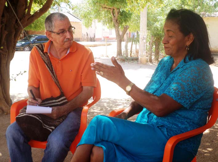 Pero para Martina 'La negra' Sarmiento el mejor regalo fue cuando Diomedes Díaz, ocupó el tercer puesto en el concurso de canción vallenata inédita