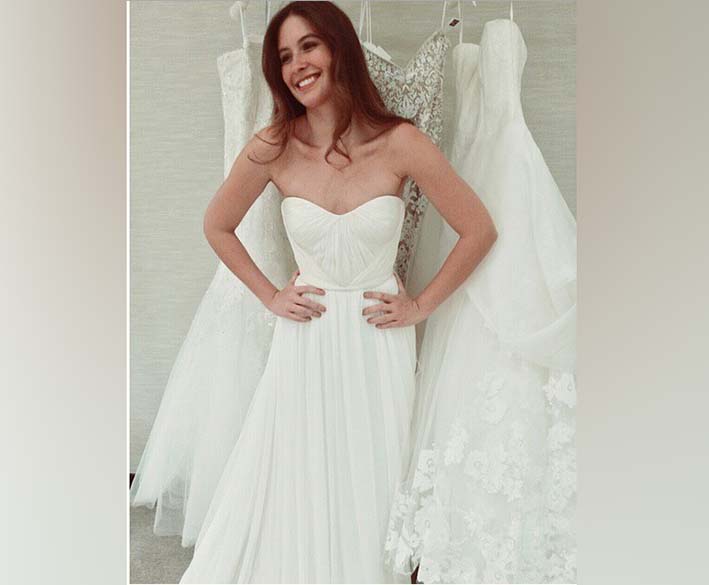 Taliana visitó varias tiendas para novias en Nueva York, escogió su vestido pero no reveló de qué diseñador es. Taliana visitó varias tiendas para novias en Nueva York, escogió su vestido pero no reveló de qué diseñador es.