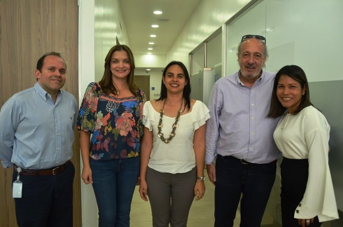 Jorge Araujo, María Rosa Lacouture, Susana Gómez, Ignacio Correa y Dinora Siossi.