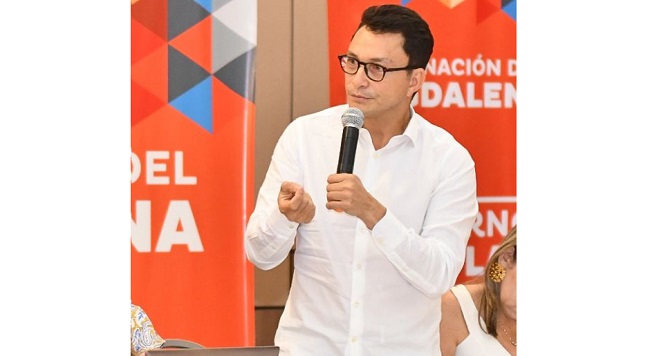 Carlos Caicedo, gobernador del Magdalena.