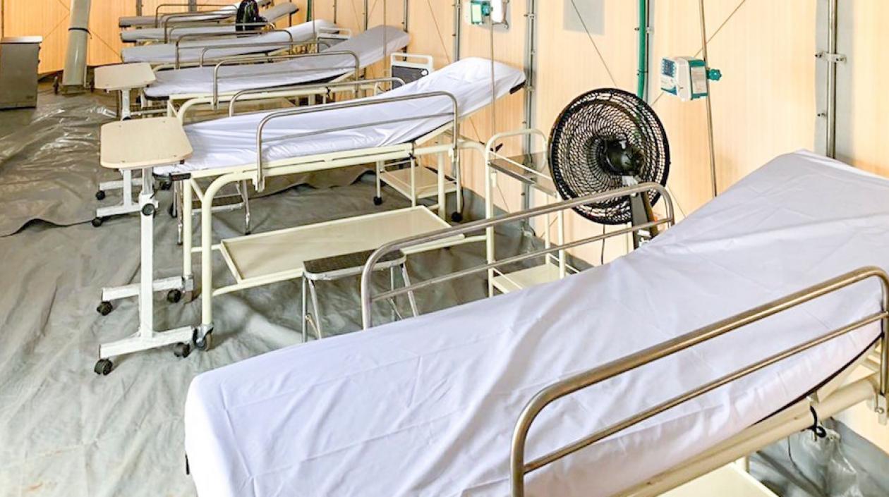 Las nuevas camas hospitalarias. Foto: Supersalud